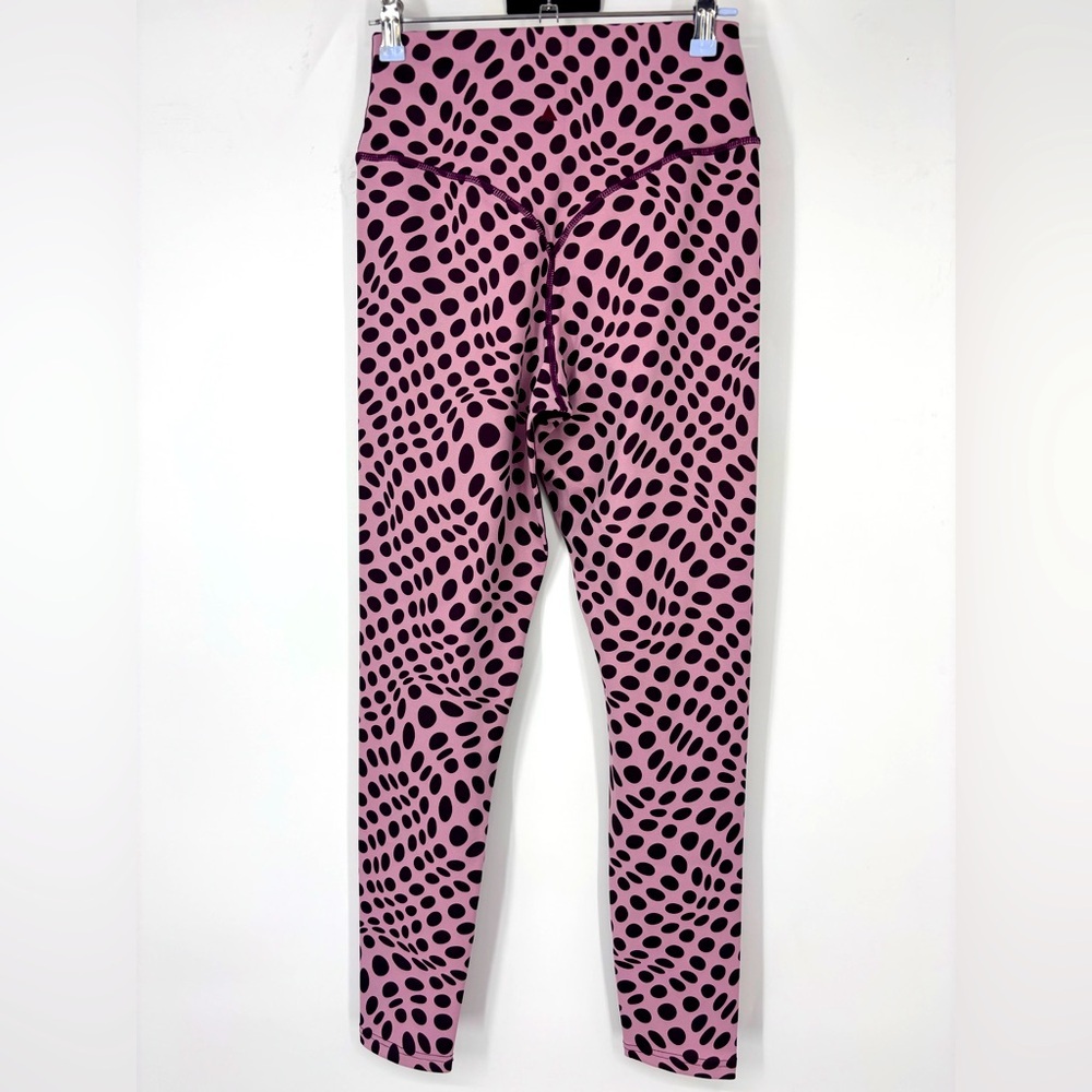 NWOT Cosmopolitan X Balance Athletica Vitality Pant‎ in Polka Dot Purple M - Picture 2 of 2